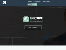 Tablet Screenshot of cultureconference.org